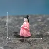 Paisaje en miniatura, bote de madera flotante creativo, figuras de pareja estilo vintage, decoraciones DIY de paisajismo para jardinería, accesorios colgantes, adornos pequeños