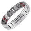 Pulsera Wei Wan para hombre, con diseño transfronterizo europeo y americano, de 15 mm, con doble fila magnética extraíble.
