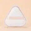 Esponja de Polvo Triángulo de Piña Blanca en Caja, Ultra-Suave, No Absorbe el Polvo, Doble Uso para Maquillaje Seco y Húmedo, Esponja para Cushion al por Mayor