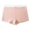 Ropa interior para niñas, Calzoncillos tipo bóxer de algodón puro para niños, Pantalones cortos antibacterianos 100% algodón para niñas pequeñas, Sin apretar