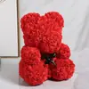 Oferta EspecialOso de Espuma de Polietileno Oso Rosa Flor Eterna Regalo para el Día de la Madre Cumpleaños Flor Artificial 520