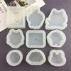 Roda de Porco Bolo de Porco Torrada de Porco Pinça Virar Açúcar Molde de Silicone de Grau Alimentício Ferramenta Caseira DIY Feita à Mão de Gesso