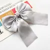 Horquilla Popular Transfronteriza de Lazo de Cinta Tela Horquilla de Dos Capas Moda Clip para Medio Peinado en la Parte Posterior de la Cabeza Venta Directa de Fábrica