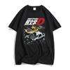 Camiseta Ae86 Anime Japonês Initial D Masculina Verão Fresca Manga Curta