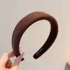 Diadema Maillard estilo Chanel de corona alta para mujer, estilo retro sofisticado, adecuada para el uso diario, accesorio de coleta adelgazante