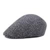 Gorro de lana tejido para invierno para mediana edad con algodón, boina gruesa, gorra simple progresiva, sombrero de mejor venta de comercio exterior al por mayor