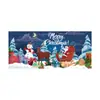 Fábrica de Comercio Exterior Transfronterizo de Amazon Tela Colgante de Fondo Navideño Pancarta de Puerta Cubierta de Puerta Decoración Pareados Decoración Festiva Personalización
