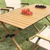 Suporte Atacadista para Fabricantes de Personalização de Mesas Dobráveis para Exterior, Mesas Dobráveis Portáteis para Camping Montadas em Carro e Mesas Tipo Rolo de Ovo
