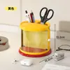 Tubo de Armazenamento de Pincéis de Maquiagem Transfronteiriço, Decoração de Toucador, Caixa de Armazenamento de Cosméticos Rotativa de Mesa de Alto Valor