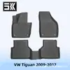 Para Vw Tiguan 2009-2017 Material 3D para Todo Clima Alfombrilla de Piso TPE Alfombrilla de Maletero