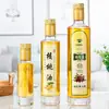 Garrafa de óleo de vidro espesso Cor Branca Cristal 500ml garrafa de óleo de nozes 250ml garrafa de azeite 100ml garrafa de óleo de camélia