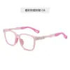 Nuevas gafas de moda para niños con montura cuadrada anti luz azul para niños montura de gafas TR90 para niñas estudiantes dulces al por mayor