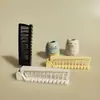 Peine Plegable Simple y Duradero, Portátil y Antiestático, con Dientes Densos y Separados, de Doble Cara, Peine Desechable de Hotel
