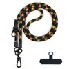 Goma para cordón de teléfono móvil de 10 mm de grosor, cuerda ajustable en diagonal, clip para teléfono móvil, cordón anti-pérdida, cordón para cuello