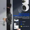 Câmera de Vigilância com Lente Dupla Interna Sem Fio Wifi Casa Câmera de Alta Definição Visão Noturna Monitoramento Wifi de Alta Definição