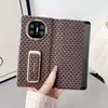 Adequado para Capa de Celular Flip Business Huawei Matex7 com Suporte de Pulso Giratório, Capa Protetora Matex6 Kevlar X5