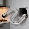 Tubería de Aluminio Puro para Calentador de Agua Xinchu 50-200, Conducto de Campana Extractora de Gama Alta, Tubería de Humo de Papel de Aluminio, Conector de Tubería de Humo de Aluminio