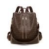 Moda Nueva Primavera y Verano 2026 Mochila Estampada Retro Europea y Americana para Mujer de Gran Capacidad Multiusos Mochila para Viajes Diarios Bolso de Hombro