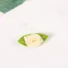 Mini Cinta de Satén Hecha a Medida Flor de Tela Pequeña Flores Tridimensionales Accesorios para el Cabello Hechos a Mano Accesorios y Materiales para Ropa