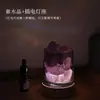 Luz Nocturna Aromática Natural sin Llama de Piedra Cruda de Cristal al por Mayor Piedra Difusora de Cristal Aceite Esencial Fragancia para Hogar Dormitorio Regalo