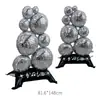Nova bola de discoteca gigante de pé balão de folha de discoteca 4D para decoração de aniversário de bar balão 3D