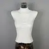 Comércio Exterior Roupas Femininas, Novo Estilo Coreano Dongdaemun, Suave e Elegante, Corte Justo, Sexy, Versátil, Gola Alta Meia, Tricô de Manga Curta