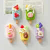 Helado de Verano Pegamento de Crema DIY Imanes para Refrigerador Funda de Teléfono Pasador Accesorios para Coleta Accesorios para Taza de Agua Joyería de Resina