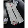Calça Jogger Tie-Dye Color Block Padrão Escuro Masculina Outono High Street Design Tendência Xadrez Reta Solta Casual