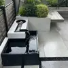 Elemento de Água em Aço Inoxidável Fonte para Pátio Externo Ornamento Circulante Feito Sob Medida a Partir de Desenhos Outro Metal Estilo Étnico Conjunto
