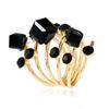 Anillo Decorativo de Piedra Preciosa de Cristal, Anillo de Primavera Grande Exagerado Estilo Europeo y Americano, Joyería Original, Venta al por Mayor por Pieza