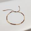 Ins Nicho Original Feito à Mão Tecido Contas Amuleto Corda de Mão Contas de Arroz MIiyuki Pulseira Extremamente Pequena Mesmo Estilo para Meninas