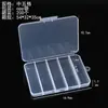 Caja de Plástico PP Compartimentada con 10, 15 o 24 Compartimentos, Caja de Almacenamiento de Escritorio para Joyería, Piezas de Ferretería, Equipo de Pesca y Caja de Empaque para Manualidades de Frijoles