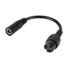 Cable Adaptador de CC 2.1 a Cabeza Hueca Cable de Alimentación CC 2.1 Cabeza Recta Cabeza Giratoria Cable Adaptador de Metal Engrosado Accesorios