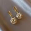 Colgante de Perla Zircón Pendiente 2023 Nueva Moda Personalidad Exquisito Pendientes con Sentido de Alta Gama Pendientes Elegantes Estilo Hong Kong para Mujer