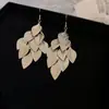 Remate Especial~Aretes Cuadrados Colgantes con Diamantes Incrustados de Aguja de Plata Lujo Accesible Versátiles de Gama Alta Pendientes Sencillos de Nicho