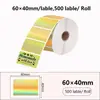 Papel Térmico para Etiqueta Laser Quatro-prova Impermeável Resistente a Rasgos Papel para Código de Barras Papel para Etiqueta Adesiva Papel para Impressão de Adesivo Metálico