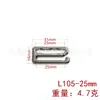 Hebilla Gruesa en Forma de Nueve de Aleación de Zinc en Stock, Chapada en Metal, Resistente a la Corrosión, para Correas de Delantal de Peluquería, Tirantes de Sujetador, Hebilla de Ajuste de Correa