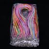 Accesorios para Joyería Cordón de Cera Coreano con Cadena de Cola Collar de Cordón de Cuero Negro Versátil Cordón a Juego Cordón de Cuero Negro Longitud 45 cm Grosor 1.5 mm