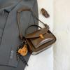 Bolso de mano para viajero Mujer 2025 Primavera Nueva Moda Transfronterizo Cuero Encerado Bolso Mensajero Texturizado Bolso Bandolera