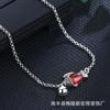 Nuevo Pulsera de Garnet con Cascabel de Pez Pequeño Moda Retro para Mujer Simple Linda Dulce Pulsera de Estudiante Suministro Directo de Fábrica