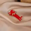 Retro Elegante Francés, Moderno Broche Mariposa de Diamantes Rojos, Ropa de Alta Gama, Accesorios para Abrigos, Broche Corsage