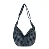 Bolso de diseñador único para mujer 2026 nueva moda versátil bolso de hombro cruzado con un toque de alta gama para ir al trabajo, bolso tote a cuadros
