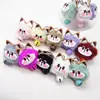 Llavero Gato de la Suerte Pequeño Fresco Transfronterizo Colgante para Bolso Bola de Pelo Bola de Pelo Imitación de Visón Coche Creativo Campana Linda Venta al por Mayor