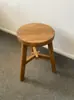 Silla de Comedor Sólida de Madera Simple Silla Redonda de Ocio Silla para Invitados Silla Comercial con Respaldo Sillón Silla Maestro de Oficina Silla de Estilo Chino Nuevo