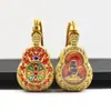 Colgante de Calabaza Estilo Xizang de la Montaña Wutai, Buda del Año de Nacimiento, Thangka, Ocho Deidades Guardianas, Colgante Colgante Thangka Wuye, Joyería