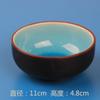Refeições Especiais Individuais Tigela Única Tigela de Arroz Doméstica Louça de Cerâmica Cor Sob Esmalte Estilo Retro Hefeng Japonês Coreano