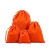 Bolsa de franela directa de fábrica con cordón de brocado, bolsa para embalaje de joyería, bolsa de tela pequeña para teléfono móvil y batería portátil