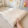 2026 Nuevo Estilo Fresca y Sencilla Funda de Cama Estampada, Funda de Cama para Estudiantes, Sábana Gruesa, Estilo para Todas las Estaciones