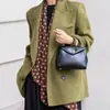 Bolso de axila de moda con diseño de nicho estilo francés para mujer, nuevo modelo 2026, bolso cruzado de piel de vaca, bolso de mano de un solo hombro de color liso para mujer