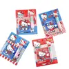 Conjunto de Papelaria Gato de Desenho Animado Mini Caderno Conjunto de Canetas Esferográficas Multicoloridas Prêmios para Estudantes Presentes de Aniversário Atacado